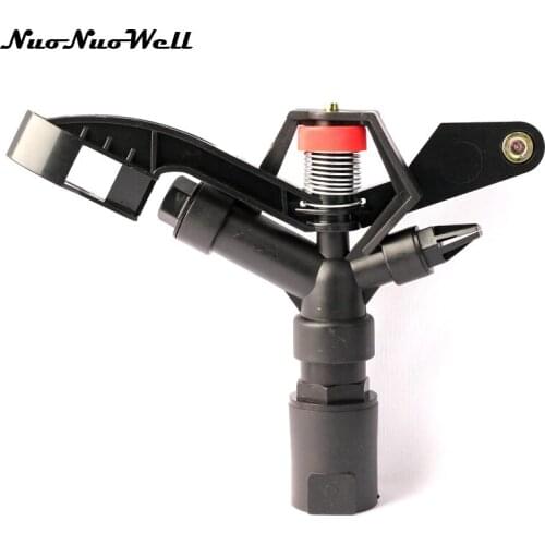1pcs NuoNuoWell 1"(DN25) Female Thread Rotating Spray Nozzle Rocker Arm Sprinkler Garden&Lawn Irrigation Watering Supplies Tools