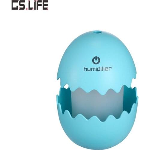 100ml mini Diffuser Cute USB Diffuser Beautiful Night Light Funny Egg Air Humidifier For Home Office Car
