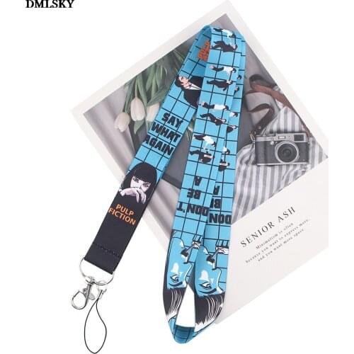 24pcs/lot MD062 DMLSKY Funny Lanyard Keychain keys Badge ID Mobile Phone Rope Kids Gifts Lanyard