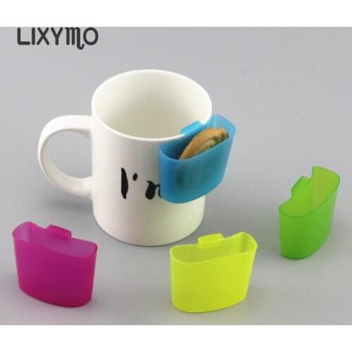 4PCS/Set Tea Bags Holders Racks Afternoon Tea Tools Accessaries Portable Simple Tea Bag Tea Balls Cookies Biscuits Holder