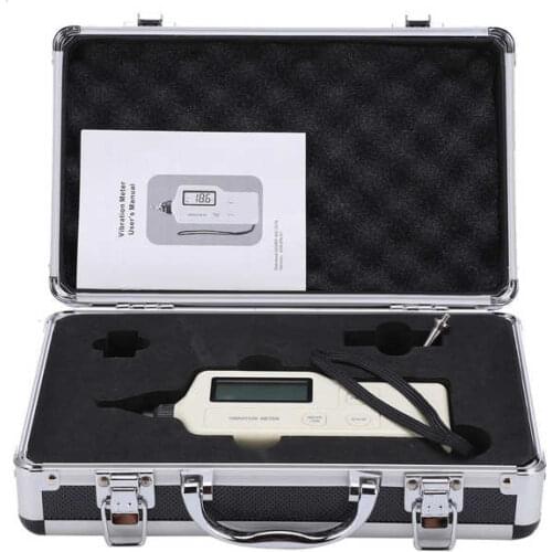 63A Mechanical Vibration Gauge LCD Troubleshooting Multifunctional Portable High-Accuracy Vibration Meter Lightweight Instrument