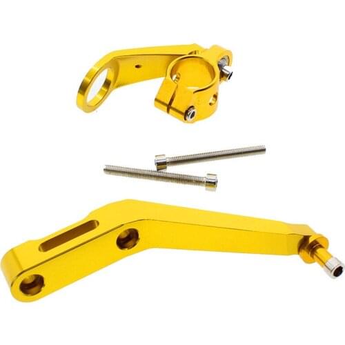 Aluminum Motorcycle Adjustable Steering Stabilizer Damper Mounting Bracket Support Kit For HONDA CBR954RR CBR 954RR 2002 - 2003