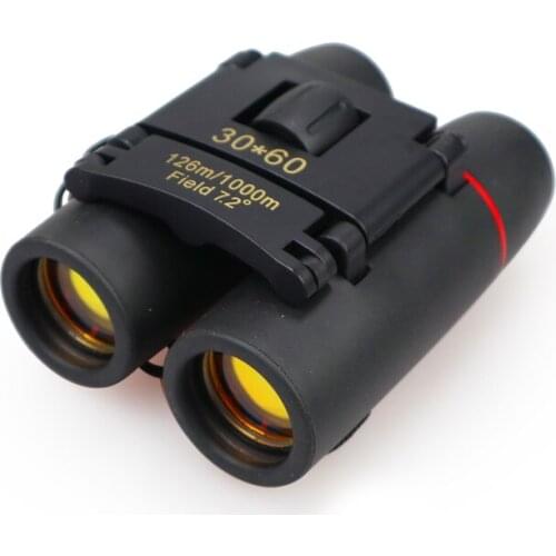 Zoom Telescope 30x60 Folding Binoculars with Low Light Night Vision for outdoor bird watching travelling hunting camping 1000m