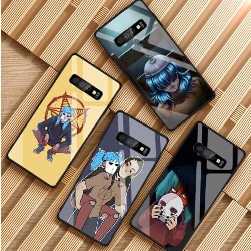 Sally Face Game Tempered Glass Phone Case For Samsung Galaxy S8 S9 S10 S20 PLUS J6 J8 2018 NOTE 8 9 10 Cover Shell