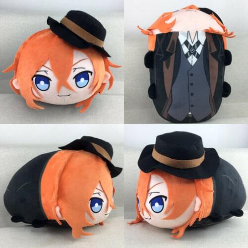 Cosmile Bungo Stray Dogs Nakahara Chuuya Dazai Akutagawa Doll Plush Keychain Stuffed Creative Limited cosplay Gift