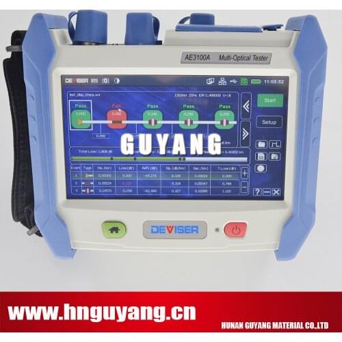 Deviser AE3100B SM OTDR 1310/1550nm 34/32db,support VFL,power meter,light source,fiberpass
