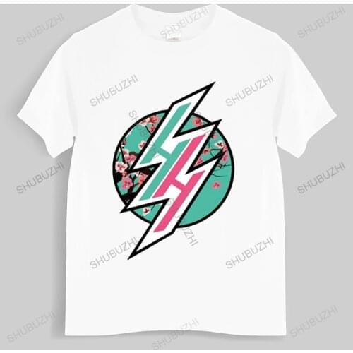 Hentai Haven Logo T-shirt mens anime japan Printed Harajuku summer short-sleeved tshirt men lewd ahegao loli meme Man Tee Shirt