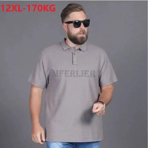 Men simple t-shirts short sleeve summer big size tees mens cotton 8XL 10XL 11XL 12XL oversize loose free style tshirt soft tops