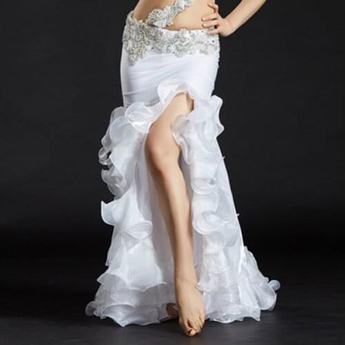 Hot sale! belly dance skirt women belly dance clothes skirt girls belly dance performance skirt 9 colors lady dance skirt