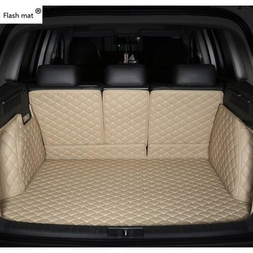 Flash mat leather Car Trunk Mats for Hover H1 H2 H3 H5 H6 H8 H9 M1 M2 M4 car accessories car styling cargo liner