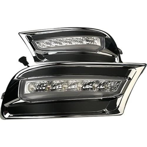 A pair LED Daytime Running Light For Toyota Camry Fog Lamp Made in Taiwan 2009 2010 2011 2012 2013 2014 2015 2016 2017 2018