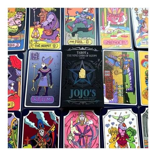 JoJos Bizarre Adventure Theme Cosplay Figure Tarot Card Poker Desk Playing Cards Game Board Gaming Card Creative Xmas Gift