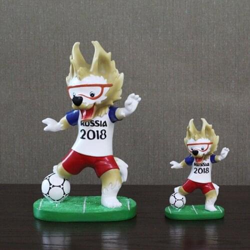 Mascot Russian World Cup Doll model of the ball boy childrens garden statues sculpture Home wedding decoration dies