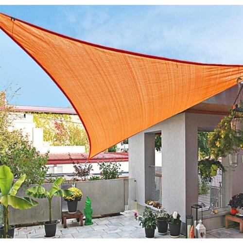 Triangle Outdoor Picnic Beach Garden Canopy Sail backyard Beach Awning Sun Shade Ceiling Hiking Tent Net