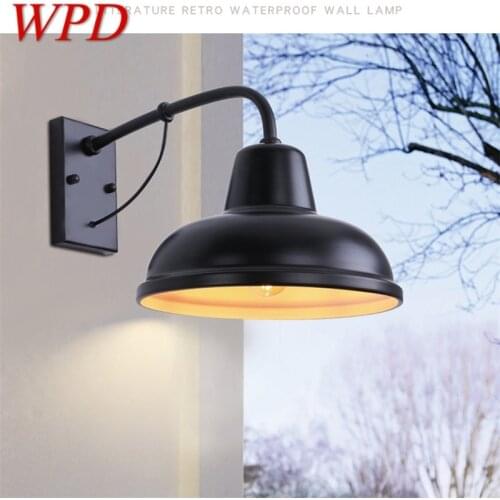 WPD Outdoor Wall Light Patio Sconce Lamp Waterproof Classical Home Decorative For Porch Balcony
