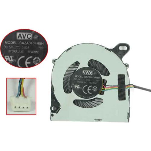 AVC BAZA0404R5H P001 Y001 Server Laptop Cooling Fan DC 5V 0.5A 4-wire