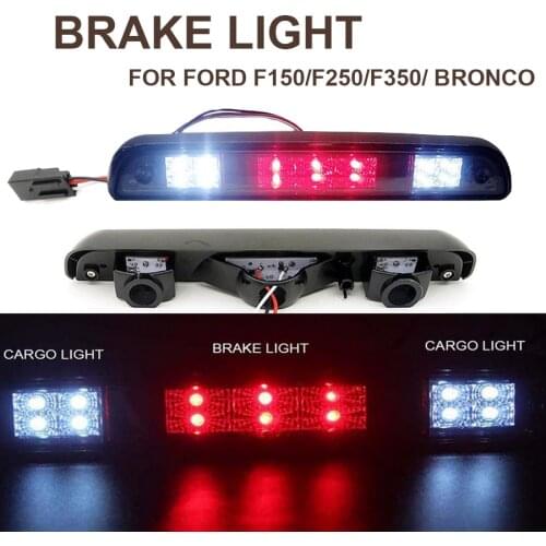 Rear LED Brake Light Smoke Lens Tail Lamp for Ford F150 F250 F350 92-96