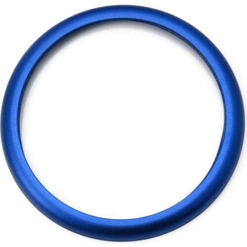 1Pc Blue Aluminum Ring for BMW 1 2 3 4 5 6 7 Series x3 x4 x5 x6 Center Console IDrive Multimedia Controller Knob