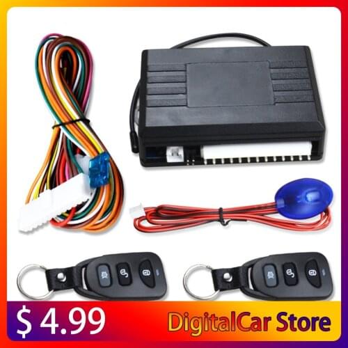 12V Car Remote Central Door Lock Keyless System Remote Control Car Alarm Systems Central Locking with Auto Remote Central Kit