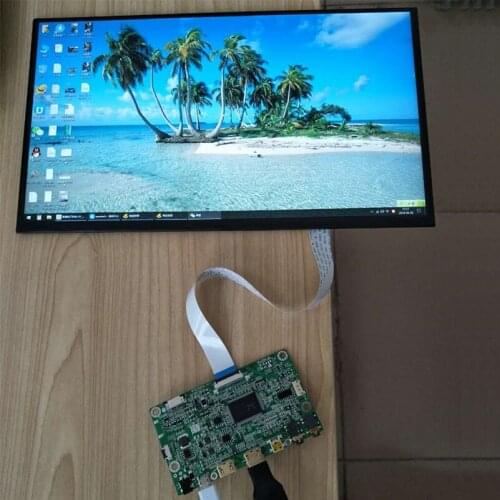 13.3 Inch 1080P IPS Screen Kits with Driver Board 30Pin EDP Micro USB 5V DC 12V 2 HDMI-compatible + VGA + Audio + Speaker