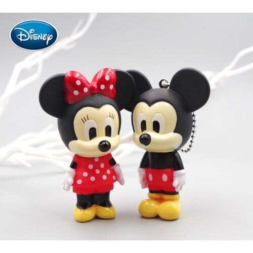Disney Keychain Cute Mickey Doll Doll Keychain Bag Accessories Pendant Birthday Gift 8cm Doll Plastic Doll Handmade Accessories