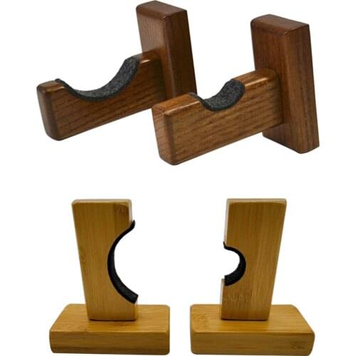 2pcs Wooden Baseball Bat Display Holder Rack Portable Wall Mount Stand Softball Bat Hockey Stick Rack Bracket