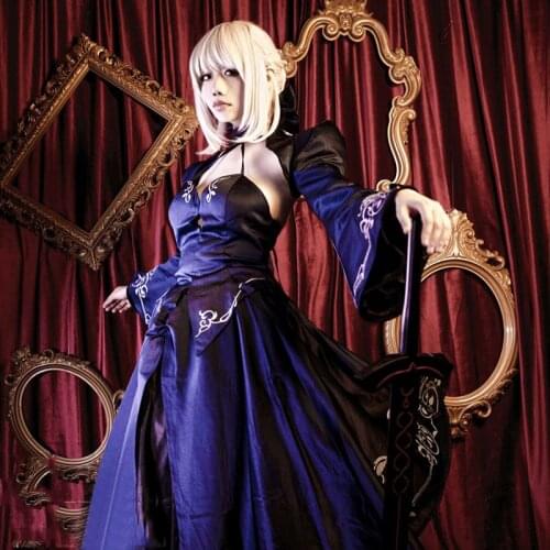 Fate / Stay Night Black Saber Dress Swordsman Altria Pendragon cosplay costume
