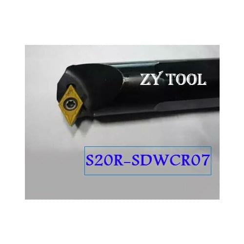 S20R-SDWCR07 turning tool holder 20mm internal Turning tools Screw Locked CNC Lathe Tool Holder For DCMT070204 Inserts,SDWCR/L