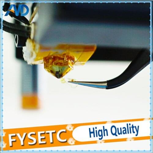 3D Printer Tools Stainless Steel Tweezers L 120mm Curved/Straight Port Tweezer Clean Out Nozzle Heating Melt Out Of Filament