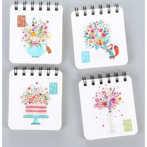 Kawaii Cute Spiral Daily Weekly Planner Mini Daily Notebook Day Plan Diary Notebook Time Organizer School Supplies Agenda