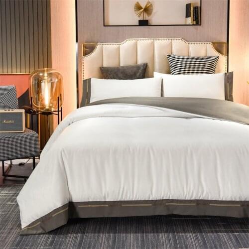 LOVINSUNSHINE Simplicity Quilt Cover For Duvet Cover Soild Color Bedding Set Twin/Queen/King Size Bedding Set