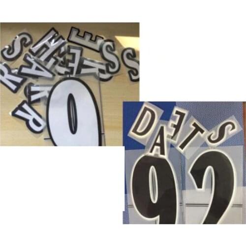 Lextra 1997-2006 Retro Nameset Customize Any Name Number DIy White and black Printing