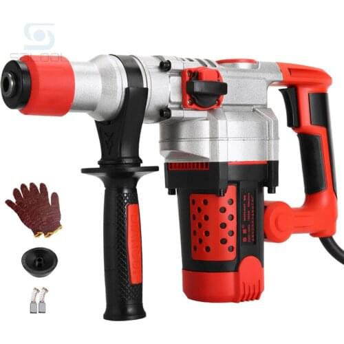 2200W Heavy Duty Rotary Hammer Electric Demolition Hammer 220V Impact Drill Concrete Beaker Machine