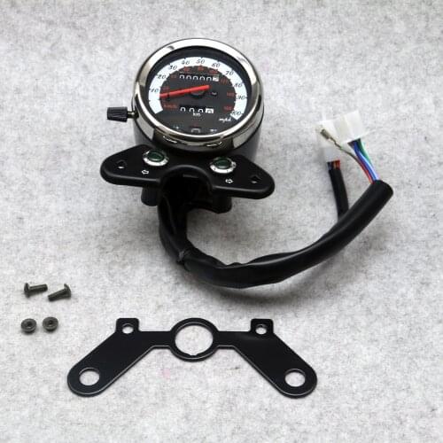 MOTOCYCLE GN125 Odometer Speedometer Tachometer Speedo Meter Km/h Mph for Honda CB 125 Cafe Racer Suzuki GN125 EN Retro