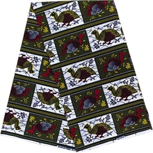 Real African Print Fof Fabrics Veritable High Quality 100%Soft Ankara Wax Dye Printed Fabric For Clothing By The Yards V-L 4-80