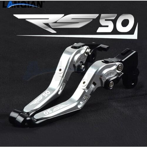 For Aprilia RS50 Motorcycle Adjustable Extendable Foldable Brake Clutch Levers RS 50 1999 2000 2001 2002 2003 2004 2005 Parts