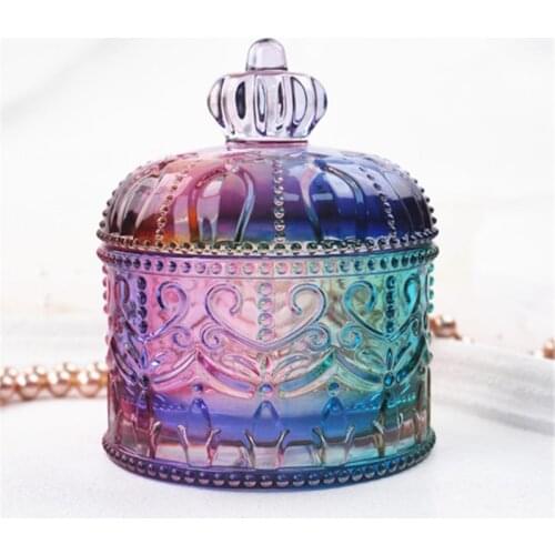 DIY Crystal Epoxy Resin Mold Storage Box Makeup Insert Cup Jewelry Box Mirror Silicone Mold For Resin