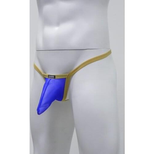 Sexy Mens Transparent G String Thongs Sheer Mesh Hollow Out Low Waist Underwear Men Bikin Briefs Underpants T Back M-XL