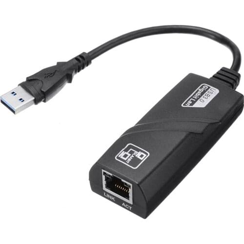 USB 3.0 Gigabit Network Card High Speed 10/100/1000 Mbps RJ45 Ethernet Adapter For Windows 10/8/7/XP PC Laptop