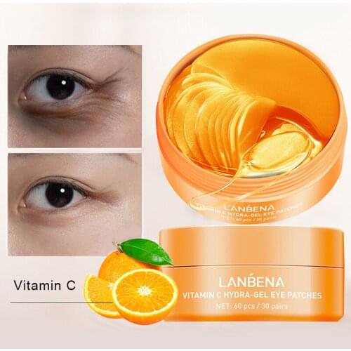 60Pcs=30Pairs Eye Mask Moisturizing Remove Wrinkle Bags Dark Circles Fat Particles Lifting Nourishing Hyaluronic Acid Skin Care