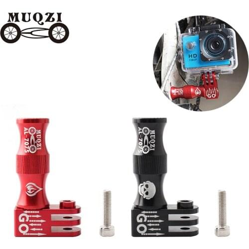MUQZI Cycling Quick release Action Camera fixed Bracket MTB Road Bike Hub QR Aluminum Alloy M5 Camera Mount Holder