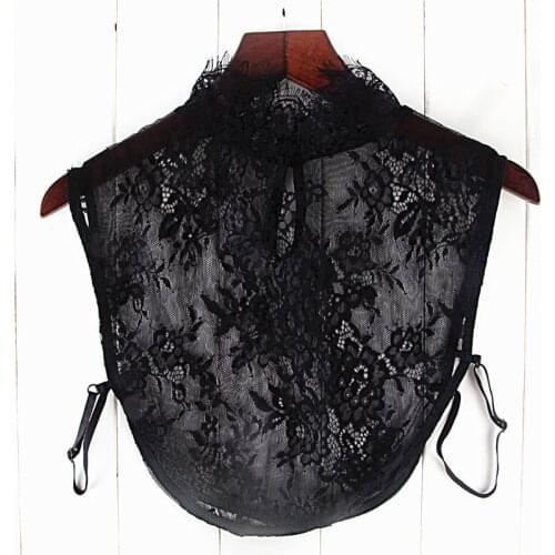 Vintage Choker Necklace Detachable Lapel Shirt Fake False Lapel Shirt Fake False Collar Choker cotton detachable stand collar