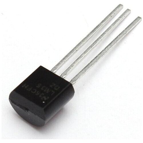 Glyduino LM35DZ TO-92 LM35 Precision Centigrade Temperature Sensor for IC Low Impedance