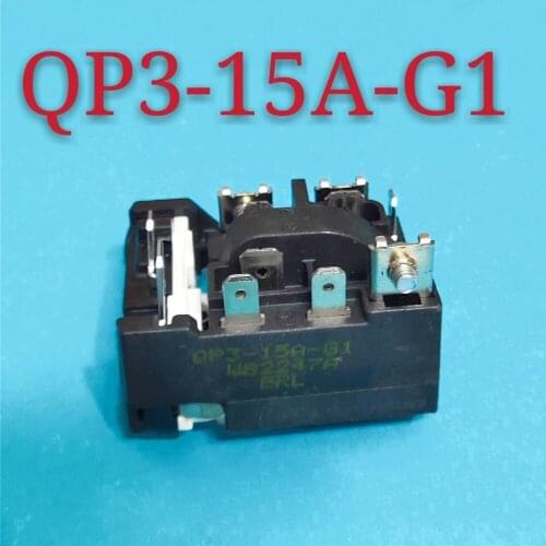 1PC Starter Relay Compressor Overload Protection Relay QP3-15A-G1 for Refrigerators Freezers Coolers