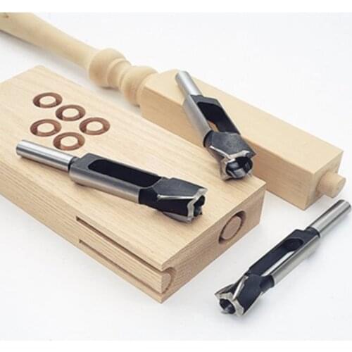 2Pcs 8mm/10mm Tenon Maker Tenon Dowel & Plug Cutter Tapered Snug Plug Cutters for Furniture Making Carpentry and Home