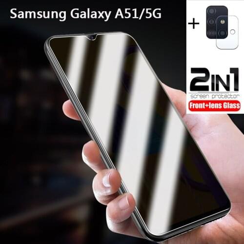 2-In-1 Galaxy A51 Camera Screen Protector Lens Glass For Samsung Galaxy A51 5G Cover SM-A515F SM-A515FN SM-A515X SM-A516N Glass
