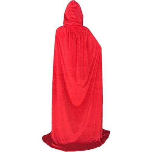 2021Explosion Hooded Thicker Unisex Cloak Coat Extra Long Lace Up Halloween Cape Medieval Costume Soft Breathable AndComfortable