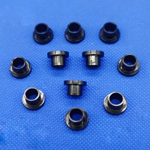 35pcs M8 black T-shaped nylon gasket washer plastic step washers insulation column bushing sleeve plug 10mm outer diameter