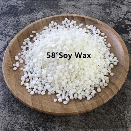 500g/1000g Natural Smokeless Soy Wax For DIY Candle Making Materials Scented Candles Wicks Raw Material Handmade Gift XJ66