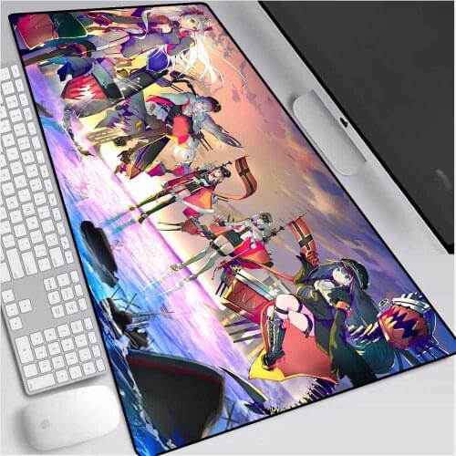 Anime Fans Sailing Girls Animated Mouse Pad XXL Game Accessories Computer Notebook Office Gaming Mouse Pad Gaming Desk Mousepad